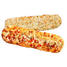Pizza baguette paprika of rozemarijn zeezout